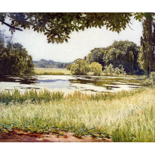 A River Scene in France